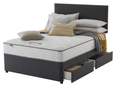 Silentnight Middleton C.Coal Memory 4 Drw Divan - Sm Double